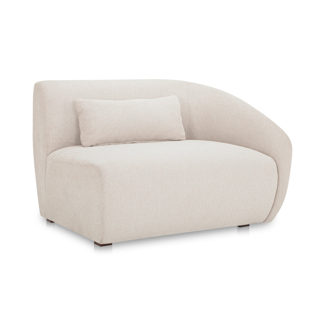Moe's Home Collection - Amelia Right Arm Facing Chair Warm White - FO-1011-18 | American Home Furniture