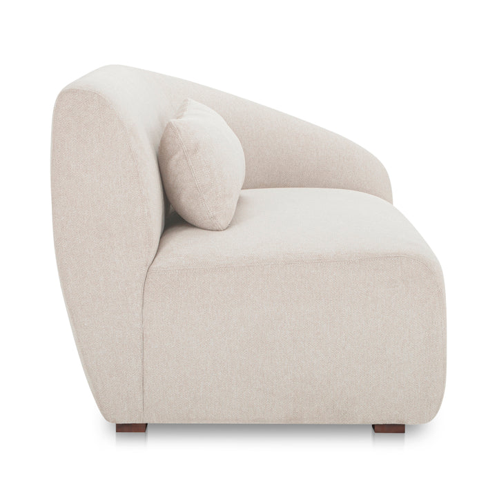 Moe's Home Collection - Amelia Right Arm Facing Chair Warm White - FO-1011-18 | American Home Furniture