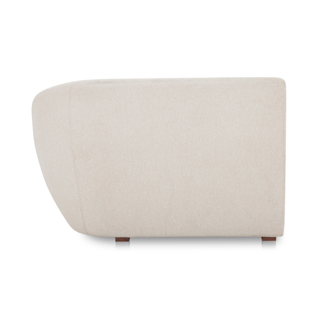 Moe's Home Collection - Amelia Right Arm Facing Chair Warm White - FO-1011-18 | American Home Furniture