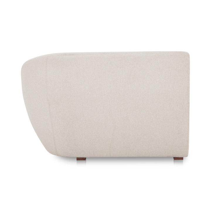 Moe's Home Collection - Amelia Right Arm Facing Chair Warm White - FO-1011-18 | American Home Furniture