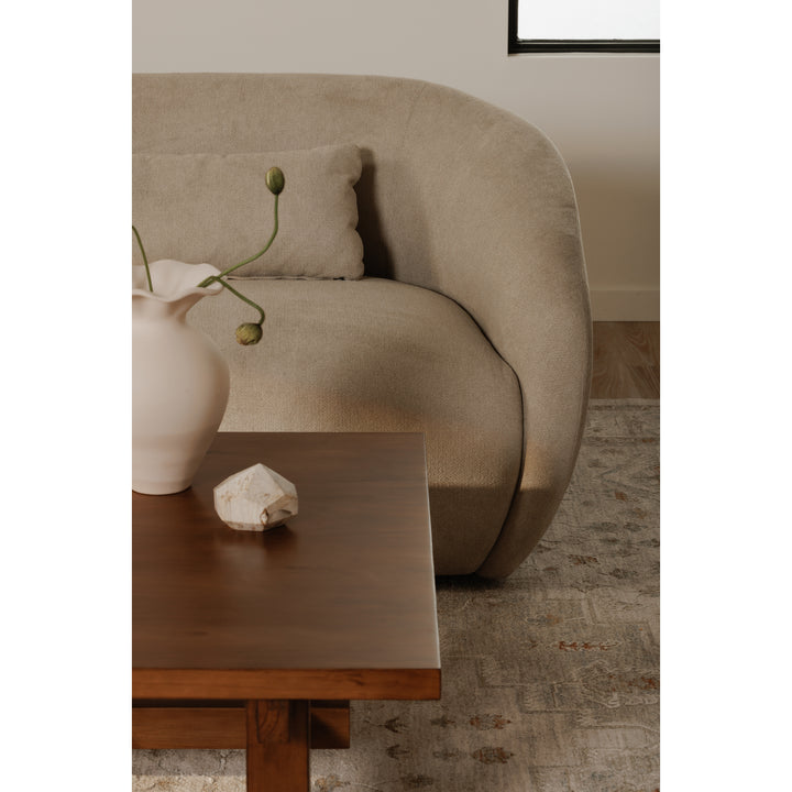 Moe's Home Collection - Amelia Right Arm Facing Chair Warm White - FO-1011-18 | American Home Furniture