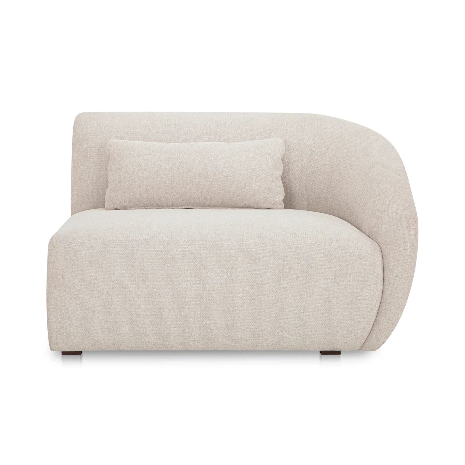 Moe's Home Collection - Amelia Right Arm Facing Chair Warm White - FO-1011-18 | American Home Furniture