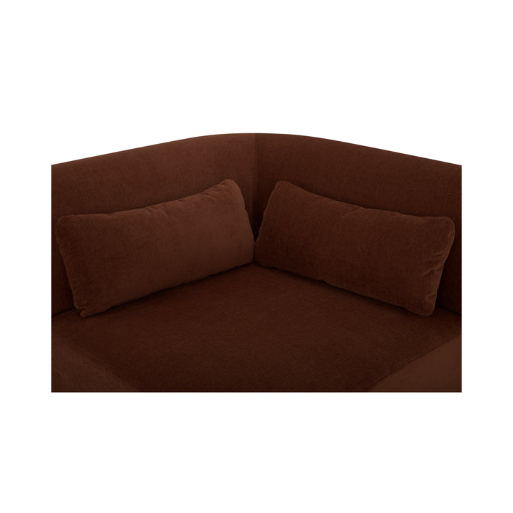 Moe's Home Collection - Amelia Corner Chair Chestnut - FO-1013-03 | American Home Furniture