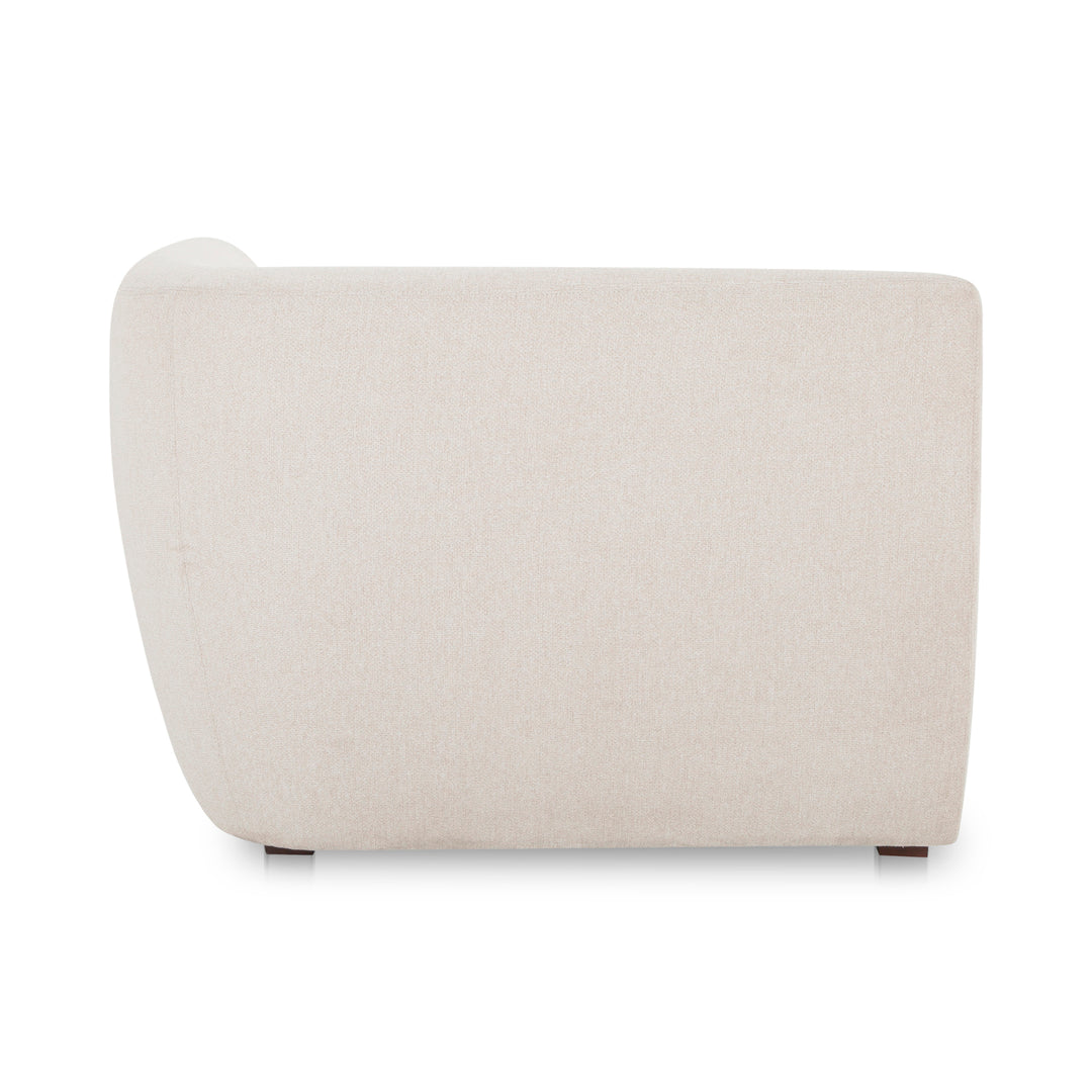 Moe's Home Collection - Amelia Corner Chair Warm White - FO-1013-18 | American Home Furniture