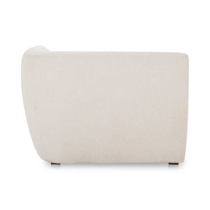 Moe's Home Collection - Amelia Corner Chair Warm White - FO-1013-18 | American Home Furniture
