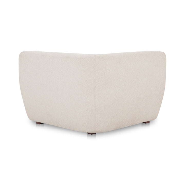 Moe's Home Collection - Amelia Corner Chair Warm White - FO-1013-18 | American Home Furniture