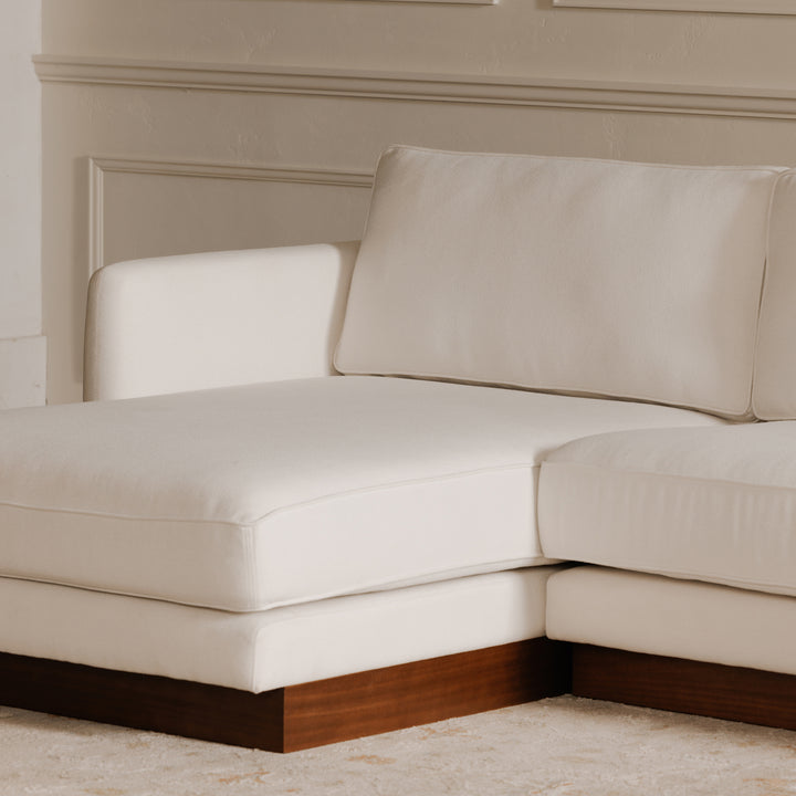 Moe's Home Collection - Vernon Right Sectional White - FO-1027-05-R-0 | American Home Furniture