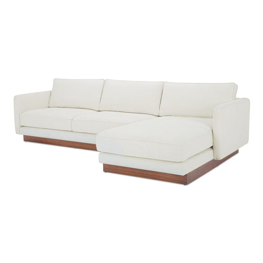 Moe's Home Collection - Vernon Right Sectional White - FO-1027-05-R-0 | American Home Furniture