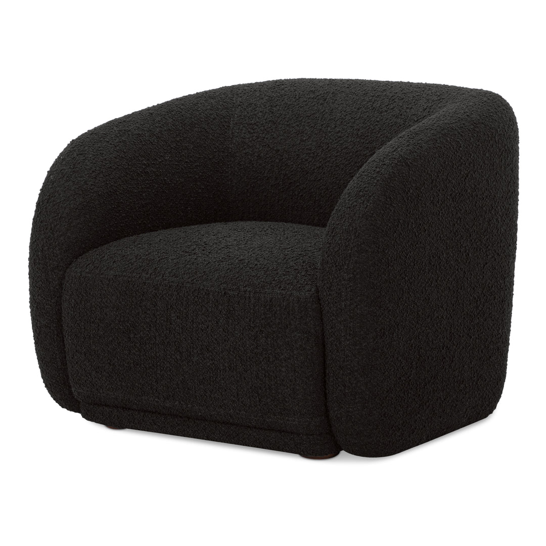 Moe's Home Collection - Faye Accent Chair Black Boucle - FO-1028-02 | American Home Furniture