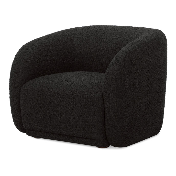 Moe's Home Collection - Faye Accent Chair Black Boucle - FO-1028-02 | American Home Furniture