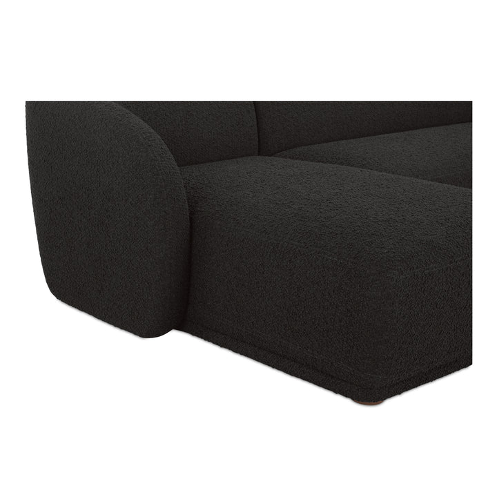 Moe's Home Collection - Faye Left Sectional Black Boucle - FO-1030-02-L-0 | American Home Furniture