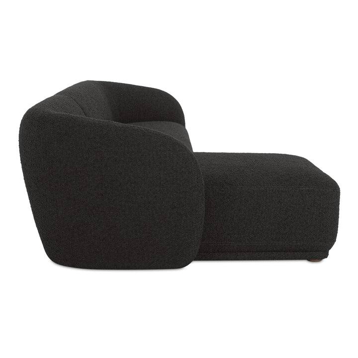 Moe's Home Collection - Faye Left Sectional Black Boucle - FO-1030-02-L-0 | American Home Furniture