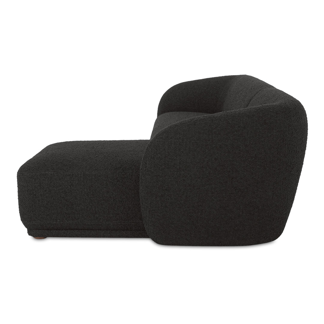 Moe's Home Collection - Faye Right Sectional Black Boucle - FO-1030-02-R-0 | American Home Furniture