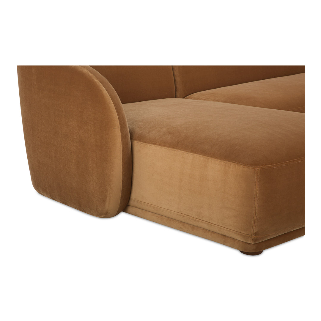 Moe's Home Collection - Faye Left Sectional Tan Faux Mohair - FO-1030-40-L-0 | American Home Furniture