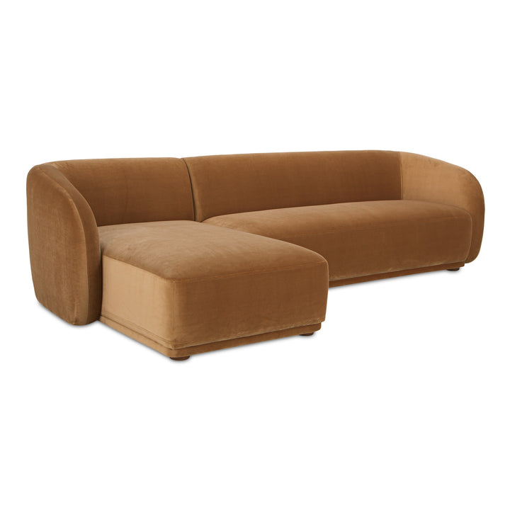 Moe's Home Collection - Faye Left Sectional Tan Faux Mohair - FO-1030-40-L-0 | American Home Furniture