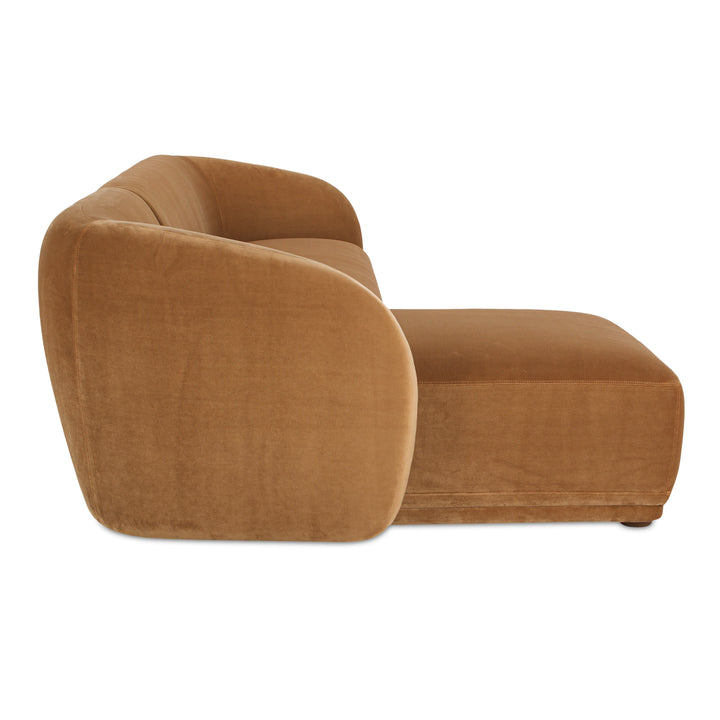 Moe's Home Collection - Faye Left Sectional Tan Faux Mohair - FO-1030-40-L-0 | American Home Furniture
