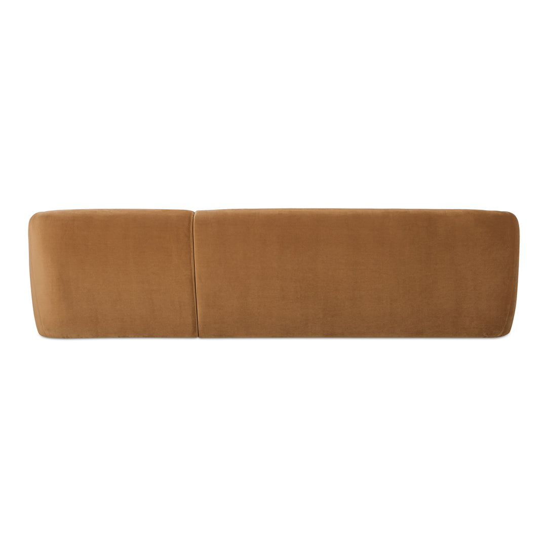 Moe's Home Collection - Faye Right Sectional Tan Faux Mohair - FO-1030-40-R-0 | American Home Furniture