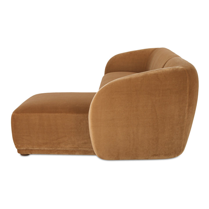 Moe's Home Collection - Faye Right Sectional Tan Faux Mohair - FO-1030-40-R-0 | American Home Furniture