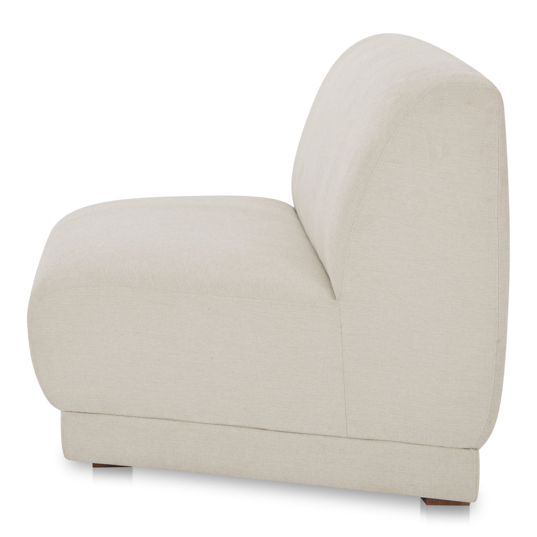 Moe's Home Collection - Fraser Wedge Slipper Chair Off White - FO-1035-05 | American Home Furniture