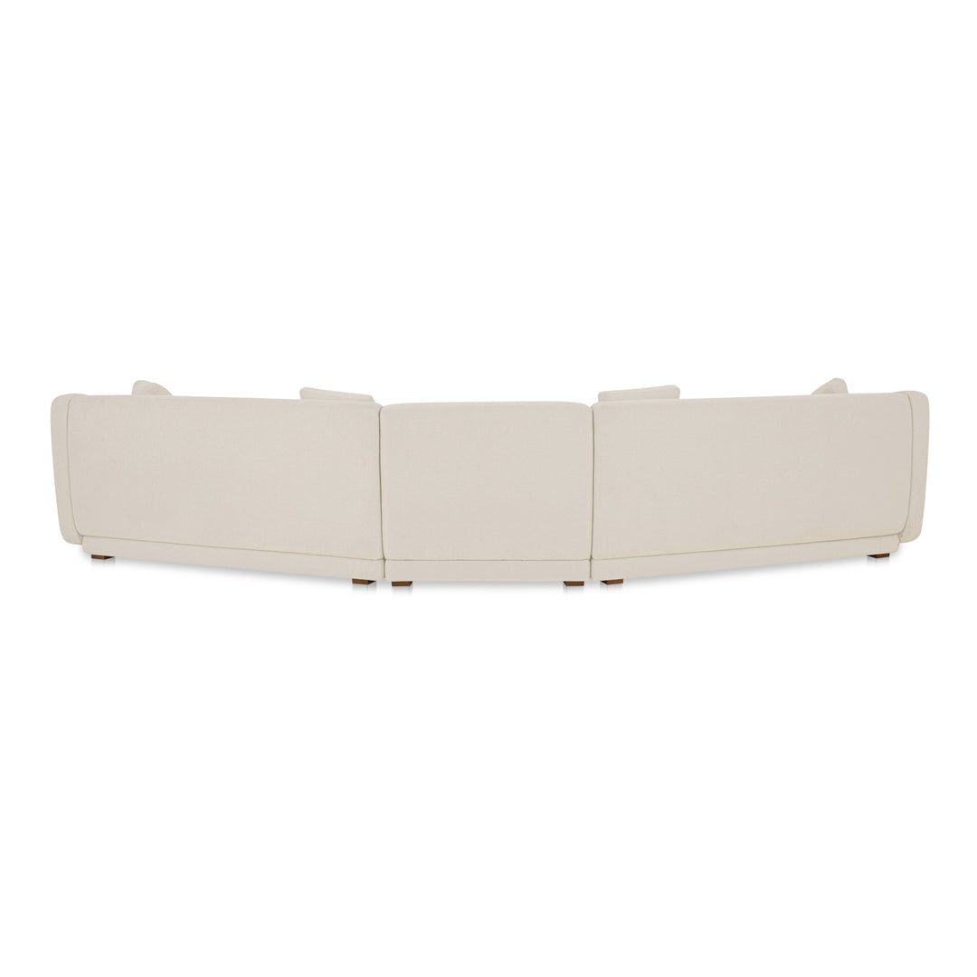 Moe's Home Collection - Fraser 3 Piece Modular Sectional with Slipper White - FO-1041-05 | American Home Furniture