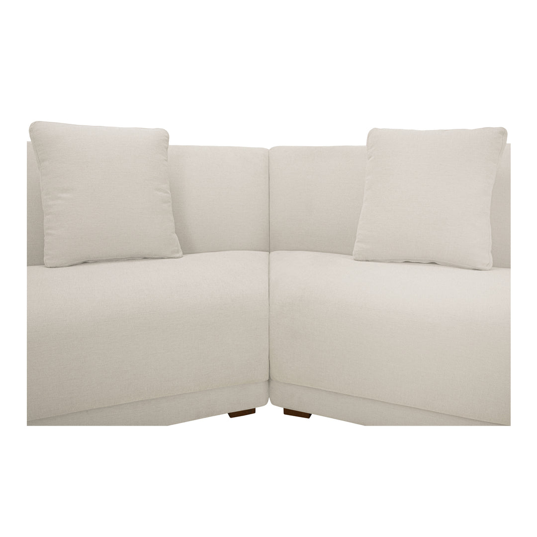 Moe's Home Collection - Fraser 3 Piece Modular Sectional with Slipper White - FO-1041-05 | American Home Furniture