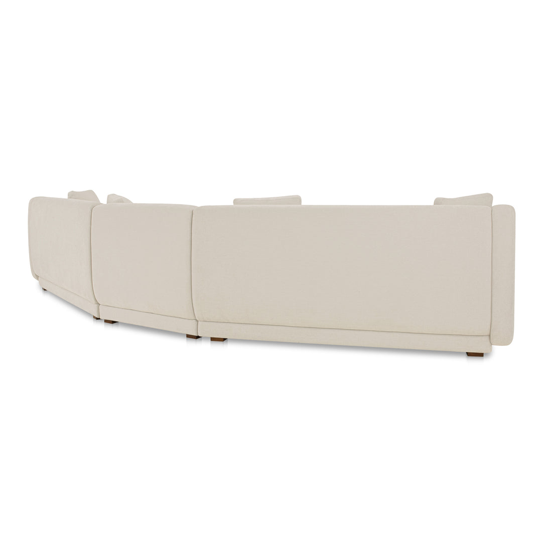 Moe's Home Collection - Fraser 3 Piece Modular Sectional with Slipper White - FO-1041-05 | American Home Furniture