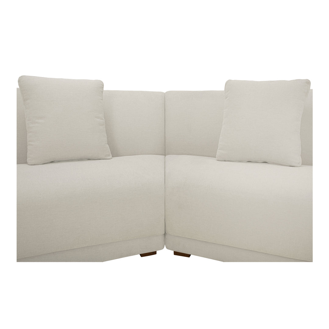 Moe's Home Collection - Fraser 3 Piece Modular Sectional with Wedge Slipper White - FO-1042-05 | American Home Furniture