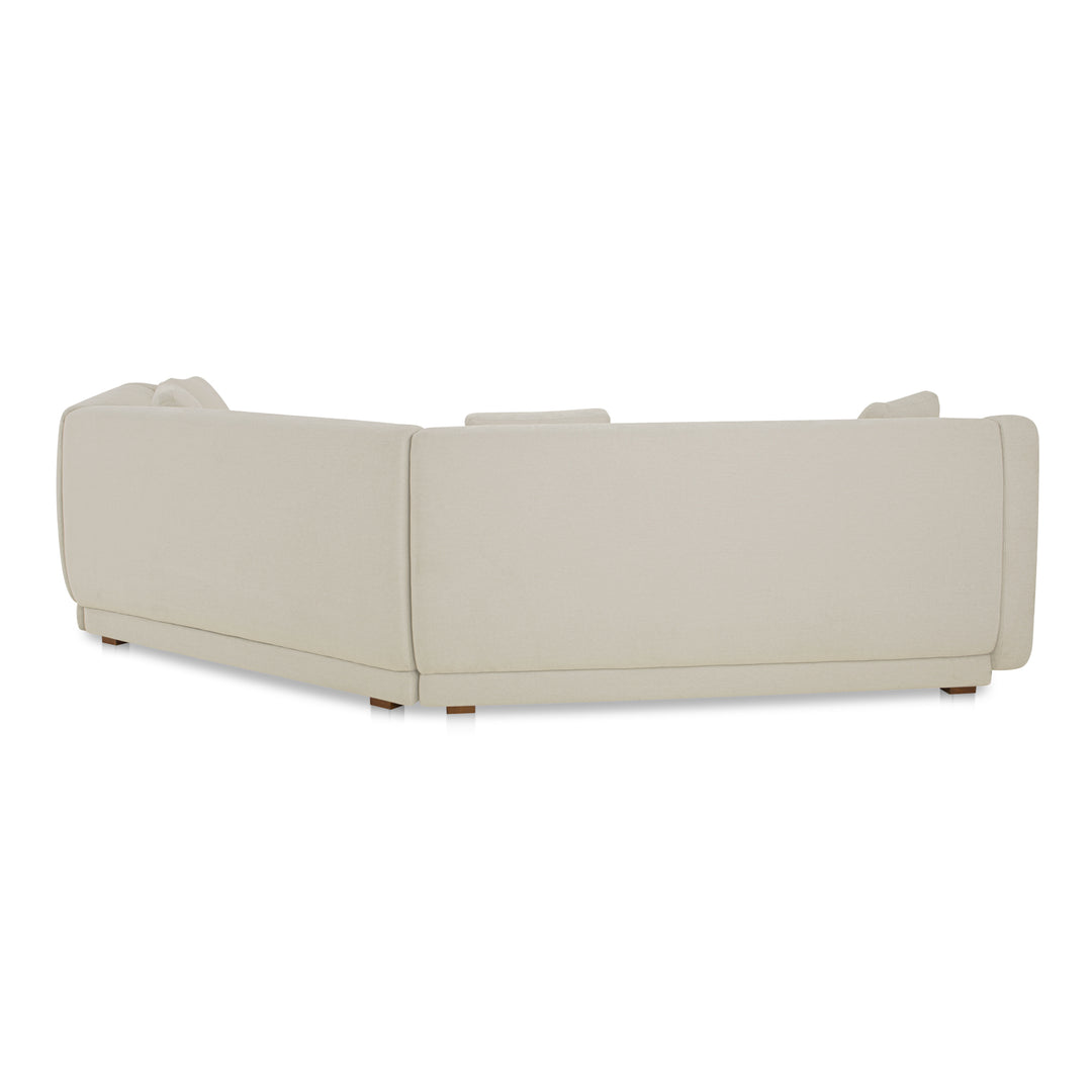 Moe's Home Collection - Fraser 3 Piece Modular Sectional with Wedge Slipper White - FO-1042-05 | American Home Furniture