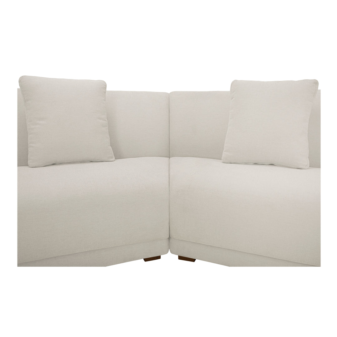 Moe's Home Collection - Fraser 4 Piece Modular Sectional White - FO-1043-05 | American Home Furniture