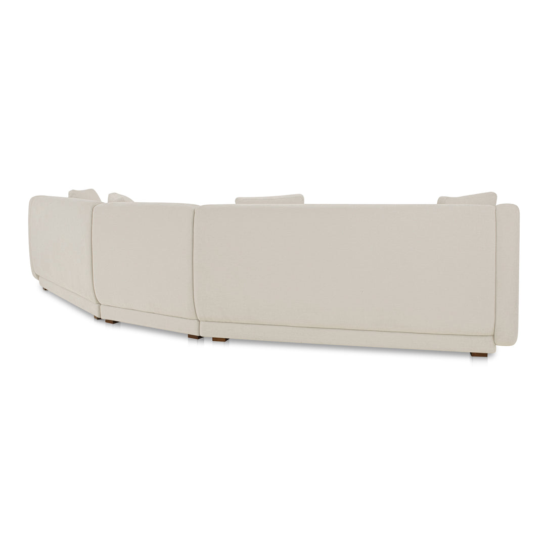 Moe's Home Collection - Fraser 4 Piece Modular Sectional White - FO-1043-05 | American Home Furniture