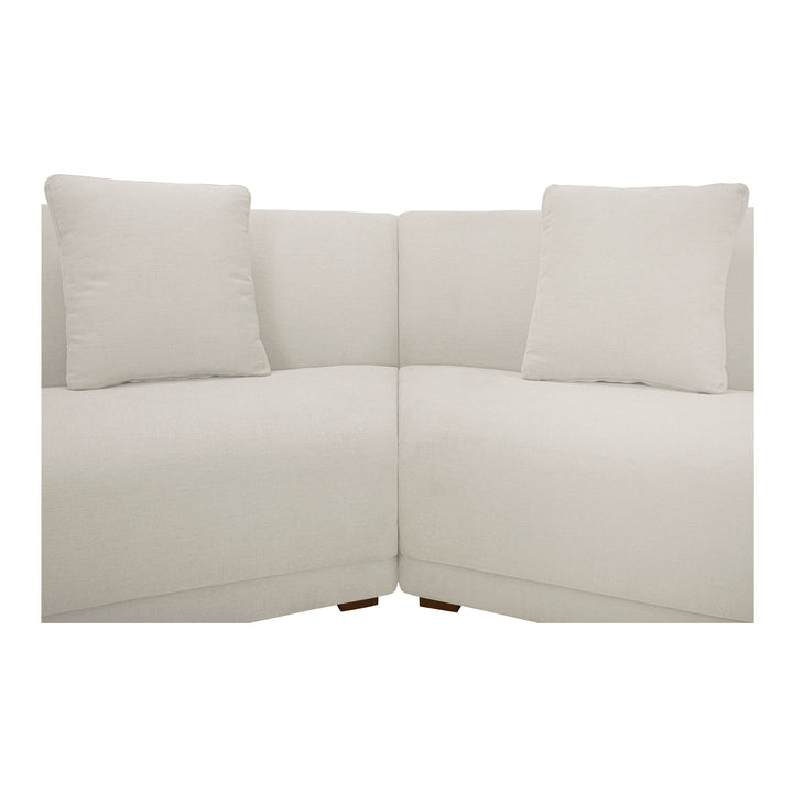 Moe's Home Collection - Fraser 5 Piece Modular Sectional White - FO-1044-05 | American Home Furniture
