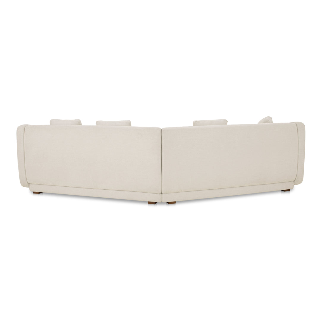 Moe's Home Collection - Fraser 2 Piece Modular Sofa White - FO-1045-05 | American Home Furniture