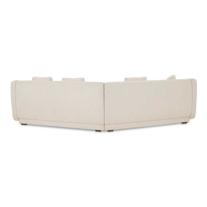 Moe's Home Collection - Fraser 2 Piece Modular Sofa White - FO-1045-05 | American Home Furniture