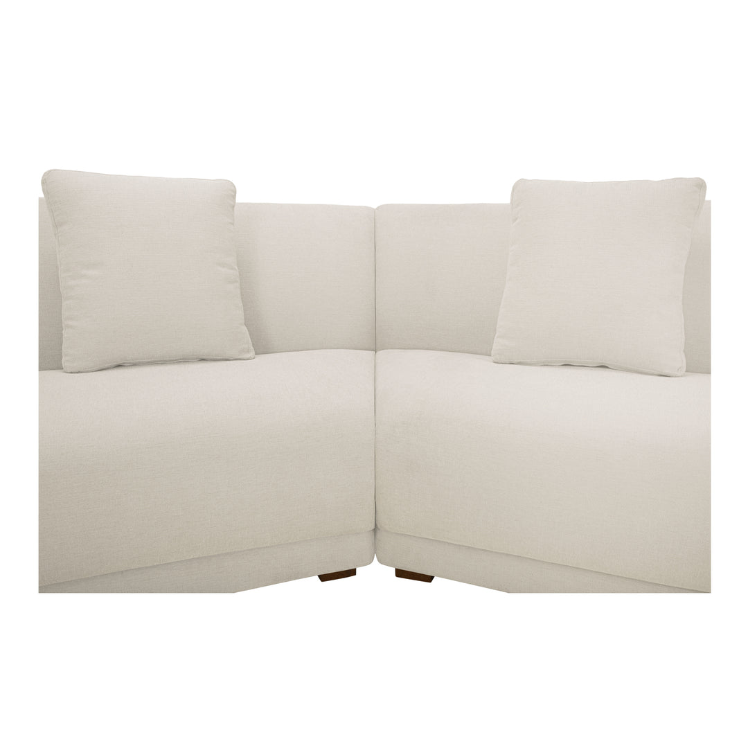 Moe's Home Collection - Fraser 2 Piece Modular Sofa White - FO-1045-05 | American Home Furniture