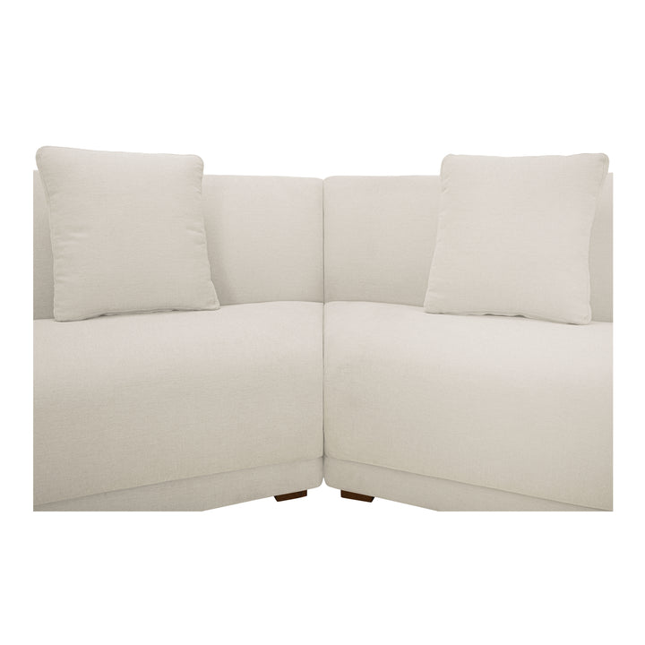 Moe's Home Collection - Fraser 2 Piece Modular Sofa White - FO-1045-05 | American Home Furniture