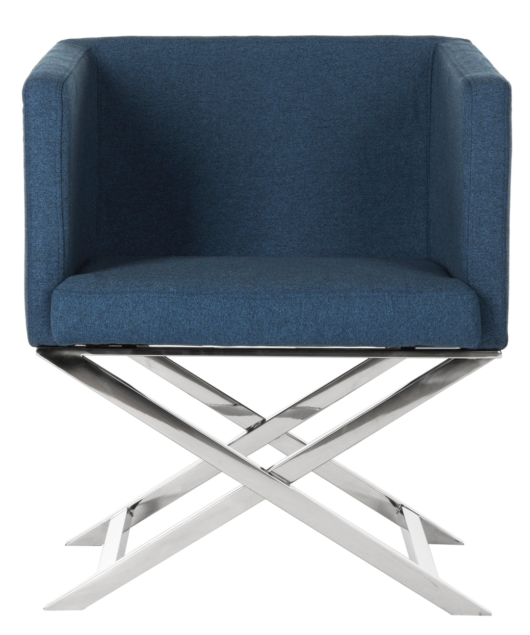 Celine Chrome Cross Leg Chair