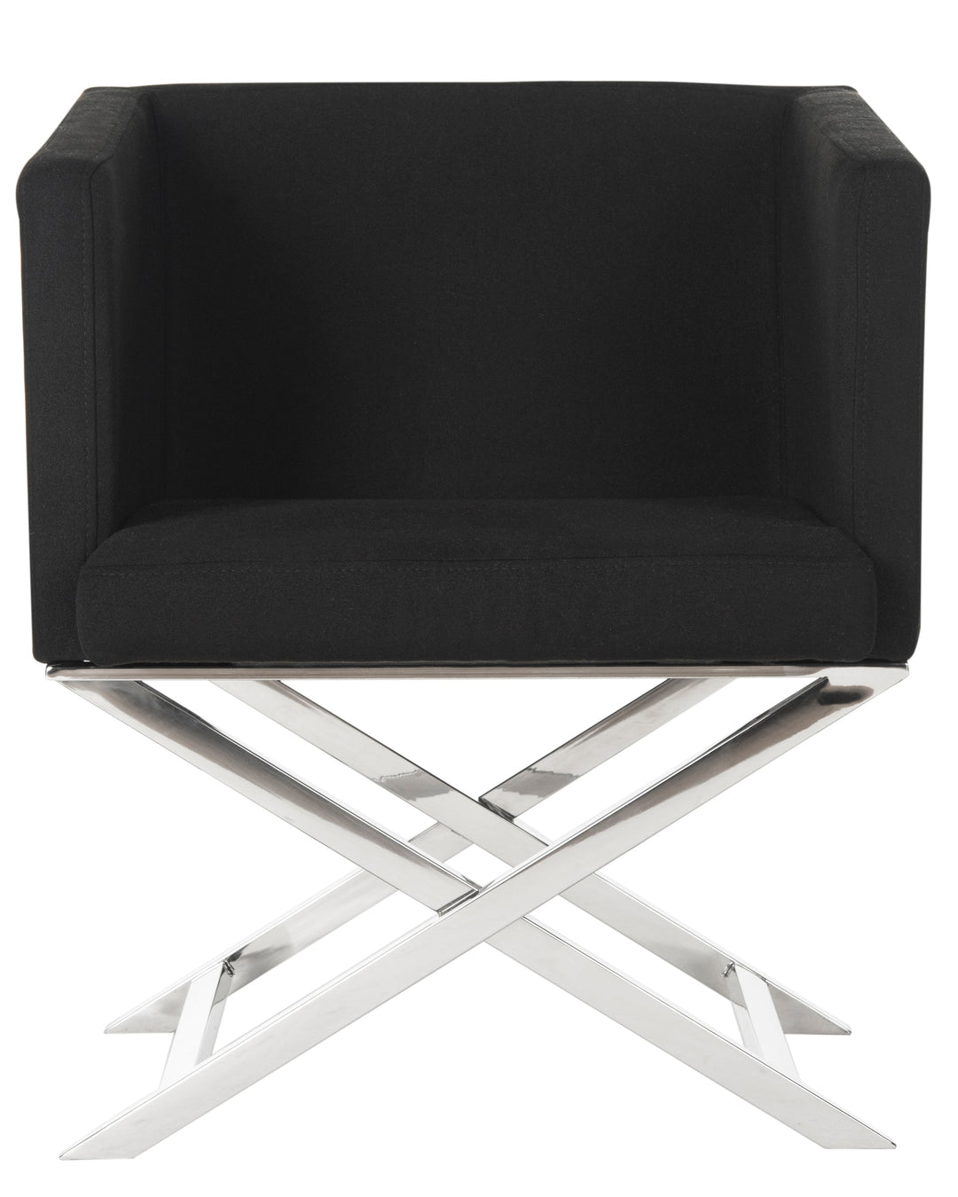 Celine Chrome Cross Leg Chair