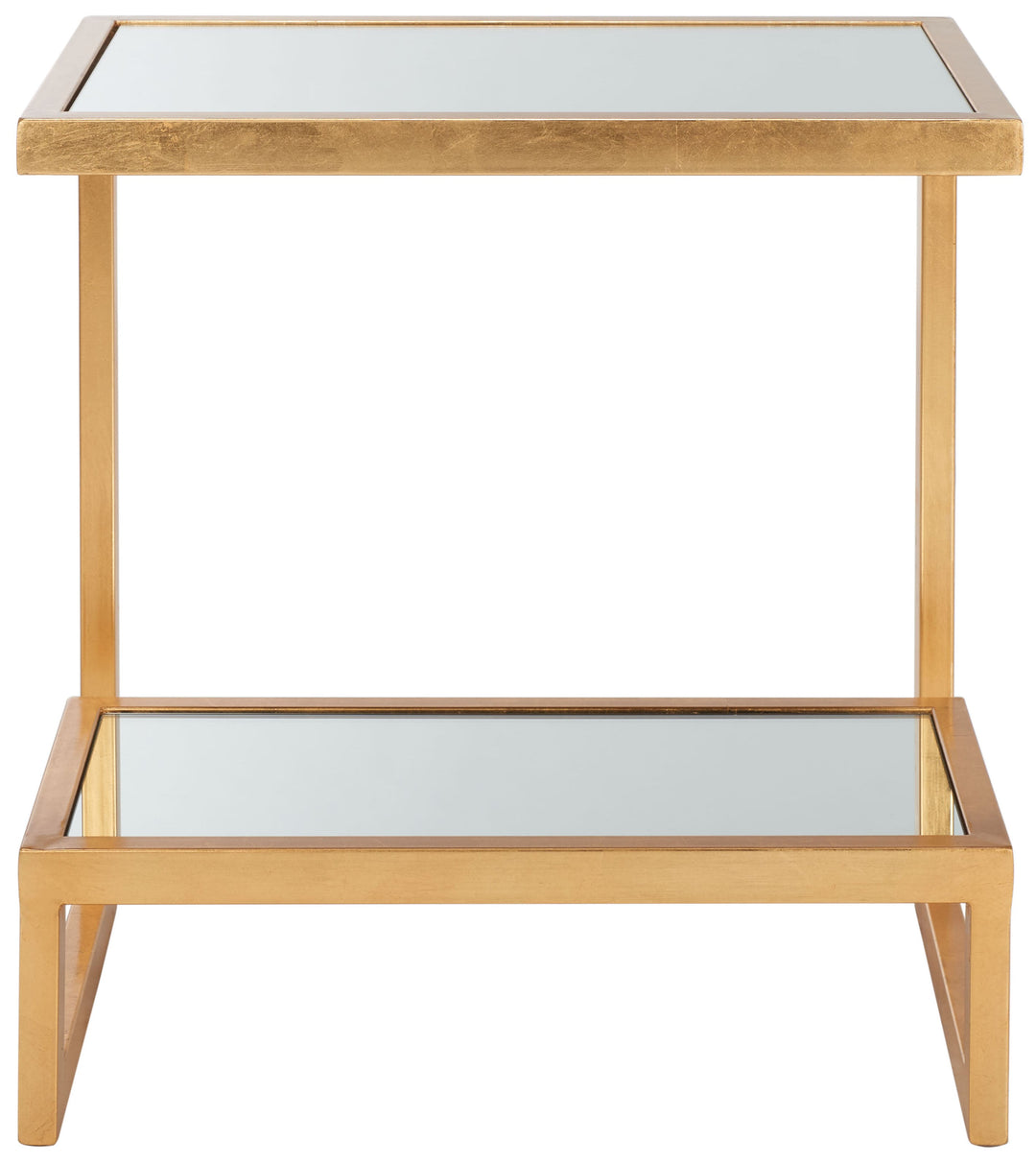 Kennedy Mirror Top Gold  Accent Table