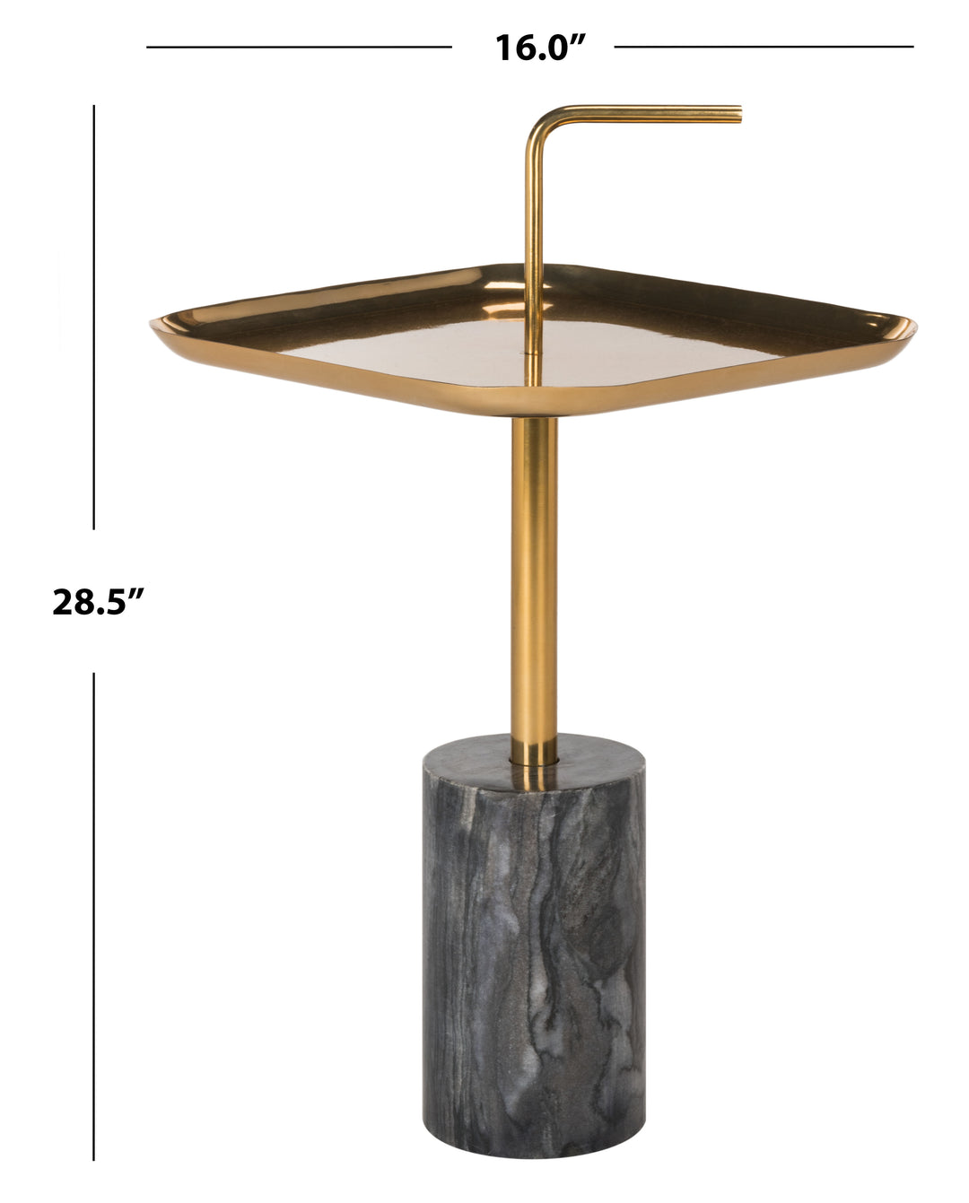 BRASS/BLACK MARBLE