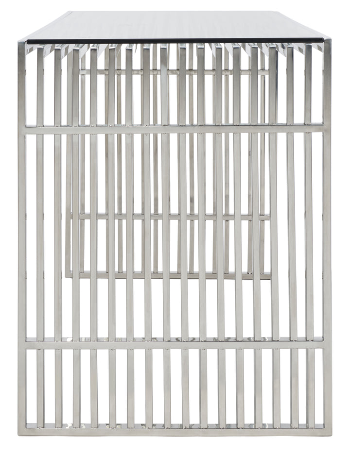 American Home Furniture Safavieh Couture Shirlee Glass And Metal Desk