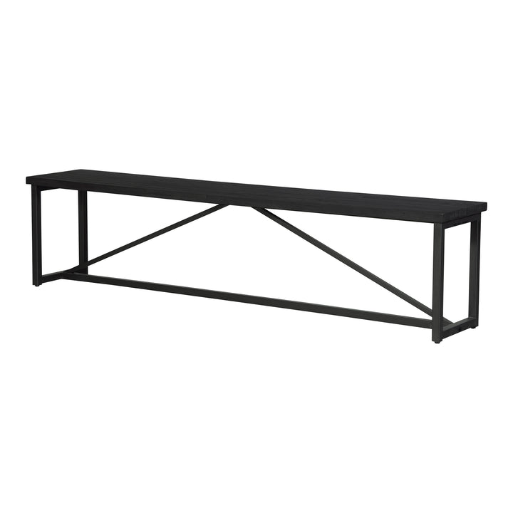 Moe's Home Collection - Sierra Bench Black - FR-1018-02 | American Home Furniture