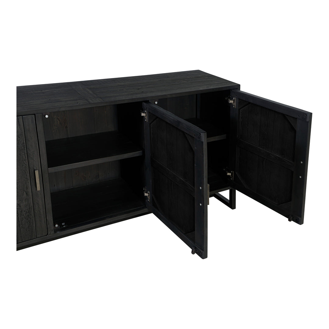 Moe's Home Collection - Sierra Sideboard Black - FR-1019-02 | American Home Furniture