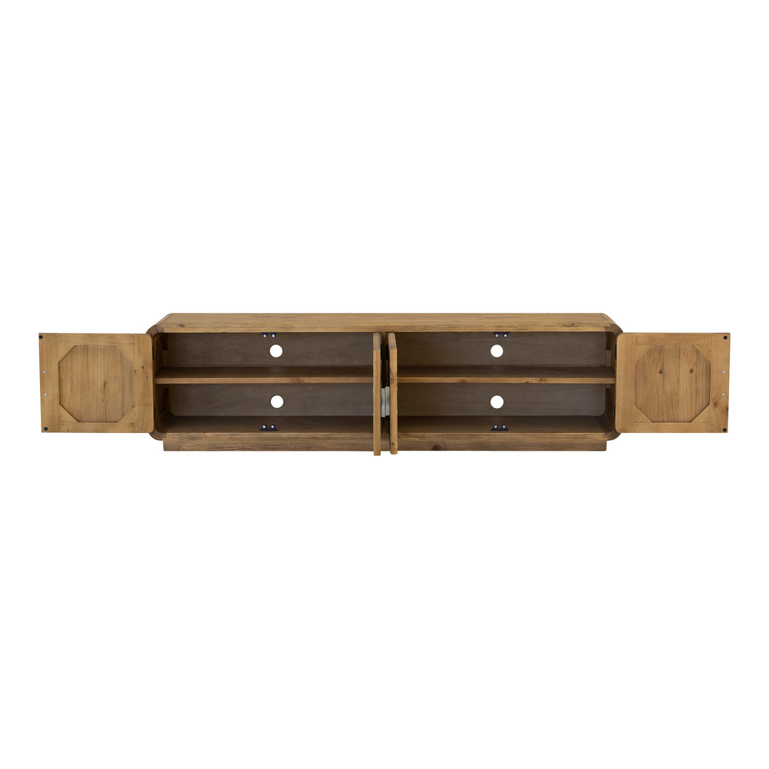 Moe's Home Collection - Monterey Media Cabinet Rustic Blonde - FR-1027-21 | American Home Furniture