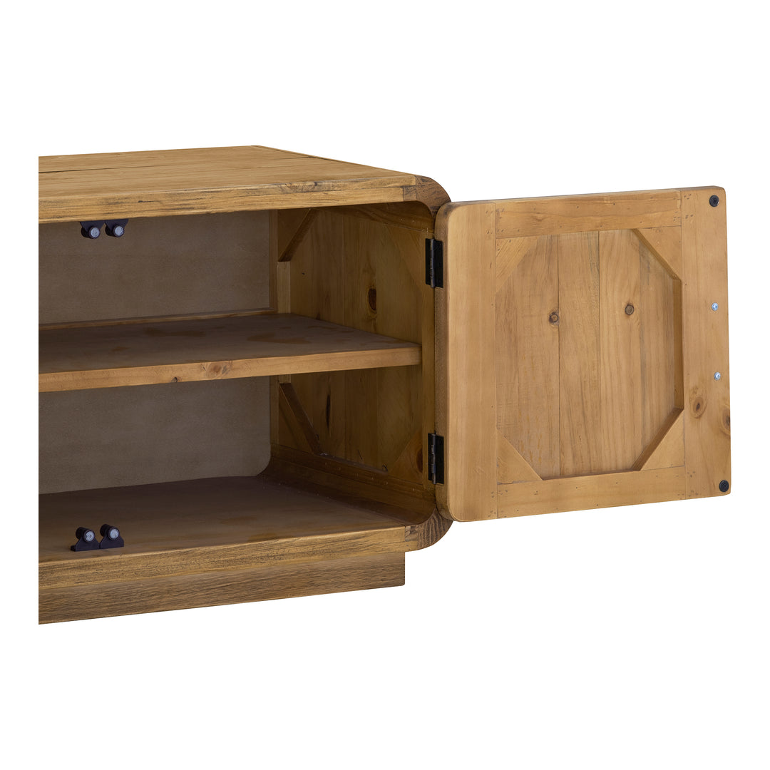 Moe's Home Collection - Monterey Media Cabinet Rustic Blonde - FR-1027-21 | American Home Furniture
