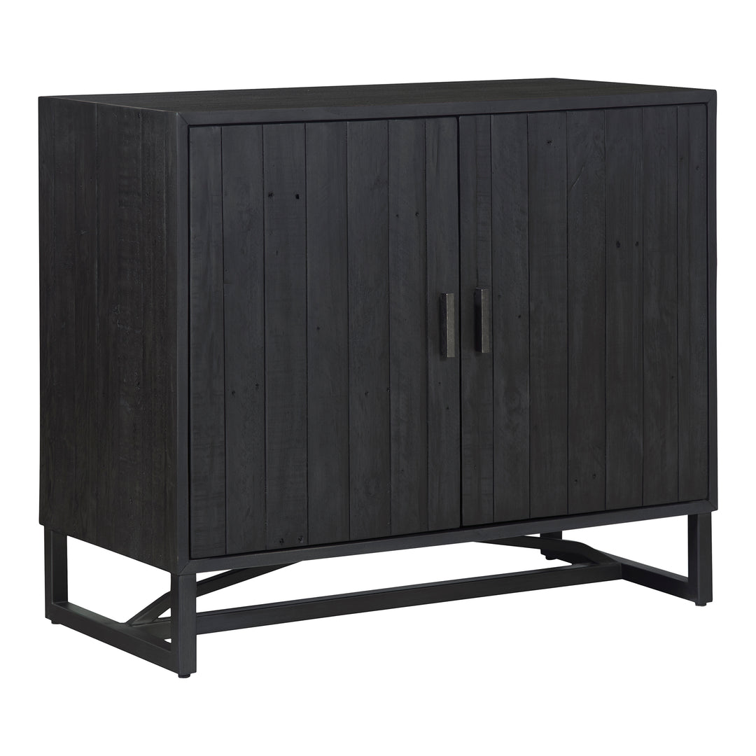 Moe's Home Collection - Sierra 2 Door Cabinet Black - FR-1035-02 | American Home Furniture