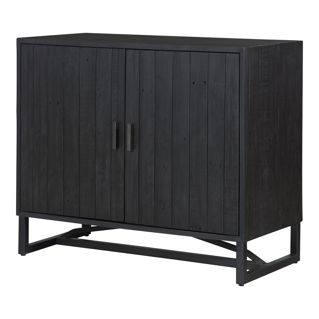 Moe's Home Collection - Sierra 2 Door Cabinet Black - FR-1035-02 | American Home Furniture
