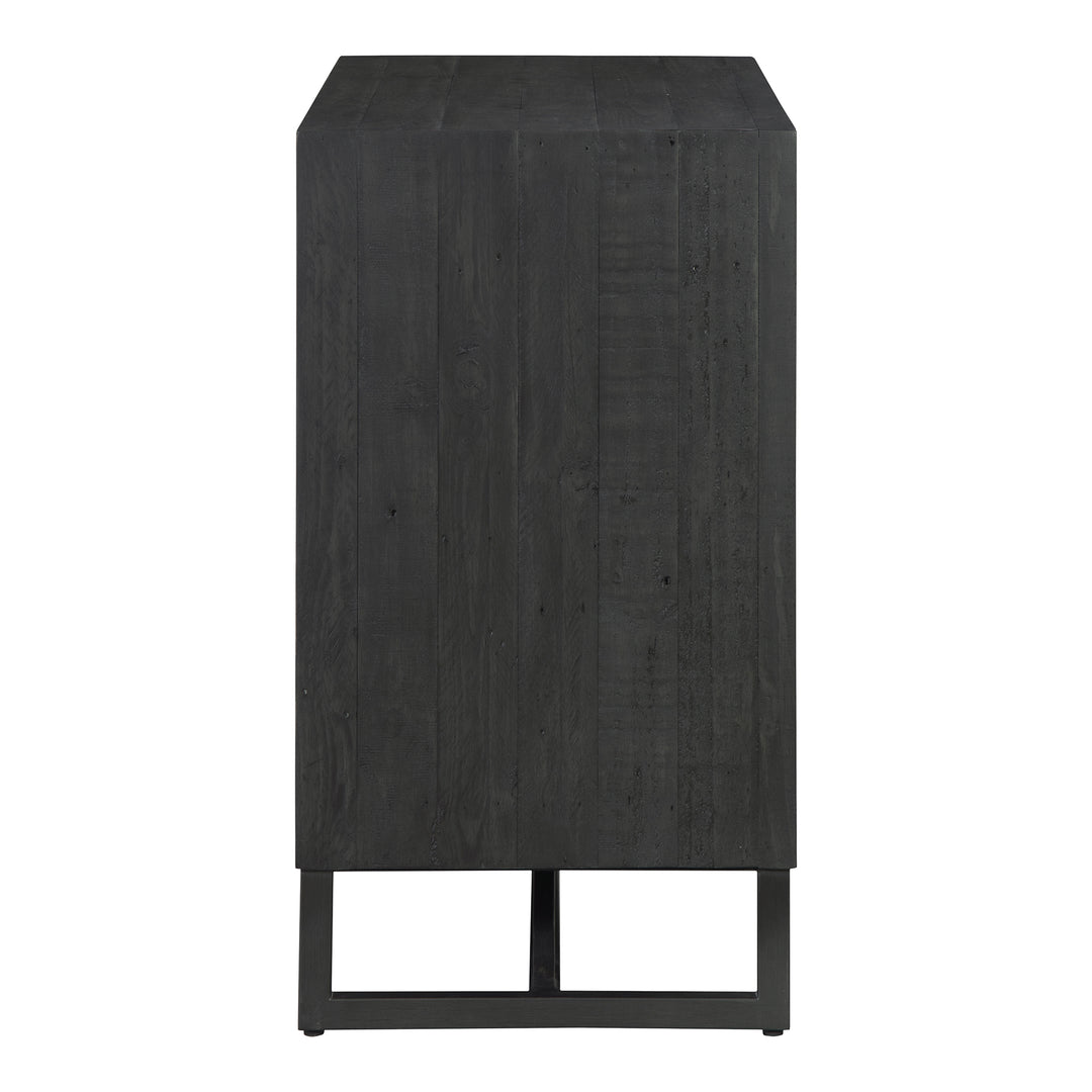 Moe's Home Collection - Sierra 2 Door Cabinet Black - FR-1035-02 | American Home Furniture