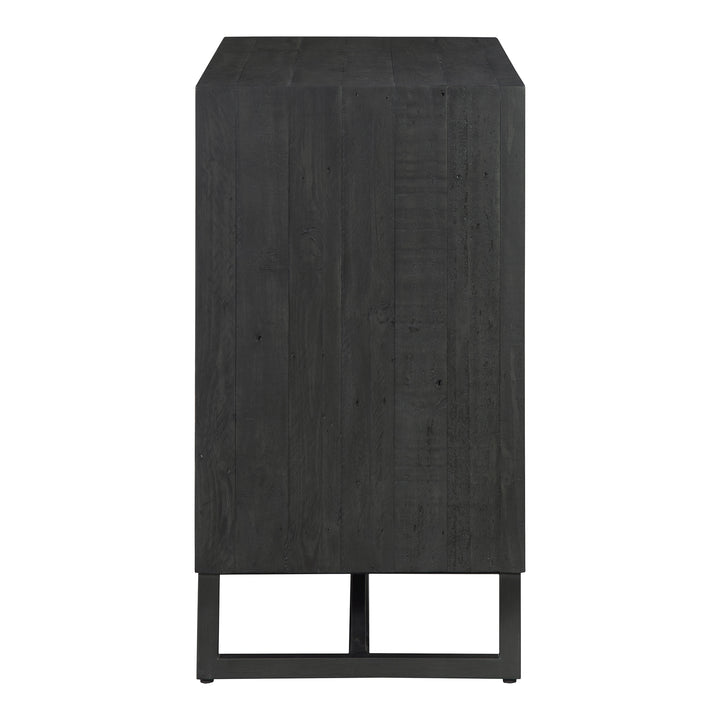 Moe's Home Collection - Sierra 2 Door Cabinet Black - FR-1035-02 | American Home Furniture