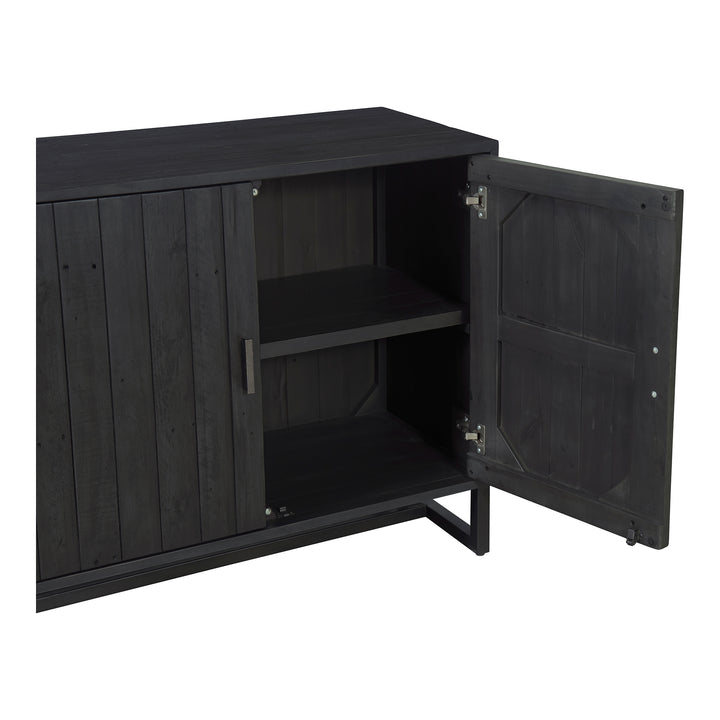 Moe's Home Collection - Sierra 2 Door Cabinet Black - FR-1035-02 | American Home Furniture