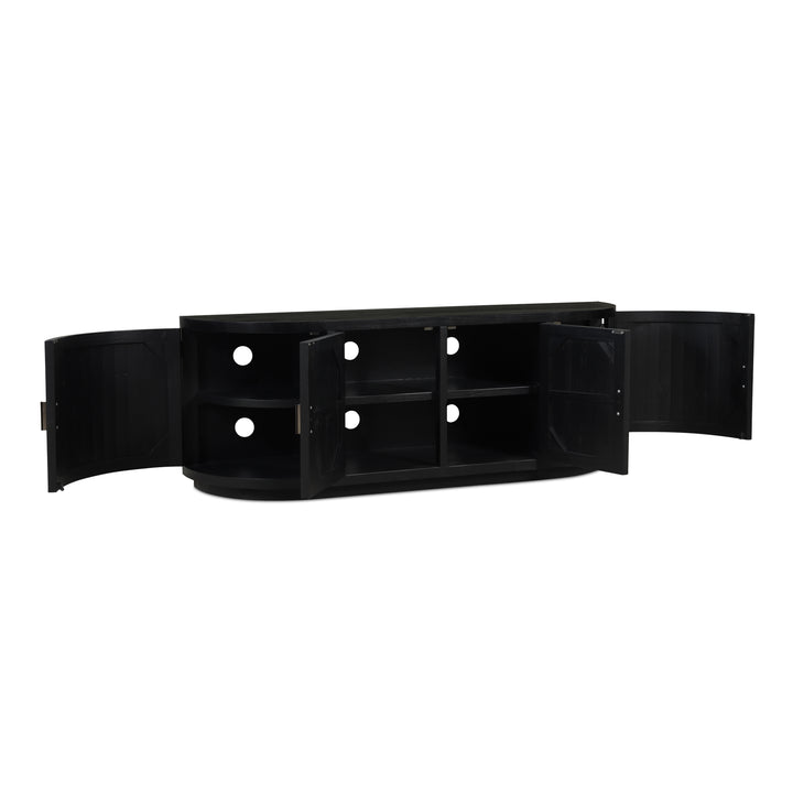 Moe's Home Collection - Nicola Media Cabinet Black - FR-1045-02 | American Home Furniture